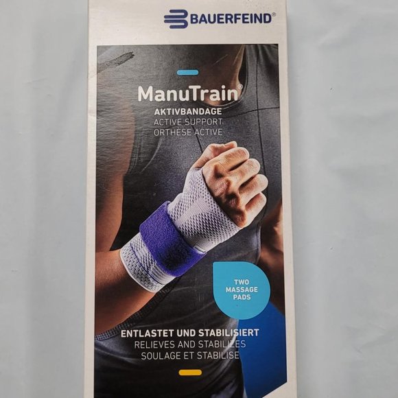 Bauerfeind ManuTrain Wrist Brace Natural Size Left 4 - Picture 1 of 2